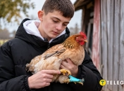 Пернатая теперь без проблем бегает по двору