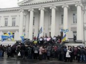 В Полтаве 400 человек вышли на митинг