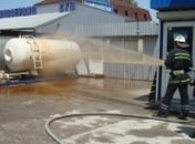 В Киеве на АЗС произошла утечка газа