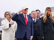 Трамп с Меланией, Сьюзи Уайлс (слева) и Стив Уиткофф