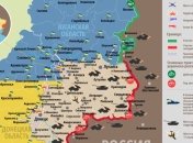 Карта АТО на востоке Украины (26 февраля)