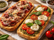 Піца на чіабаті