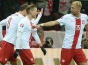 Сборная Польши накануне матча с Литвой