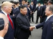 Ким Чен Ын и Трамп встретились в демилитаризованной зоне (Фото, Видео)