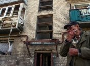 После прибытия "гумконвоя" обстрел Песок не прекращается