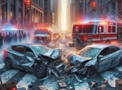 Лобове зіткнення двох авто