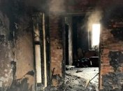 Двухлетний мальчик пострадал во время пожара в Днепропетровской области