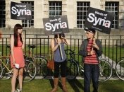 В Лондоне сотни человек протестовали против нападения на Сирию