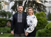 Володимир та Олена Зеленські