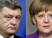 Порошенко и Меркель обсудили ситуацию на Донбассе