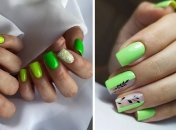 Порадуйте себе яскравим салатовим манікюром