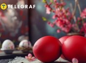 Яйця, пофарбовані буряком, виходять дуже гарними  (зображення створено за допомогою ШІ)