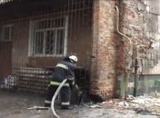 В Черкассах у пятиэтажки загорелся газопровод (Видео)