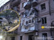 Удар пришелся прямо по жилому кварталу