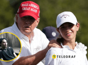 Дональд Трамп с внучкой Кай