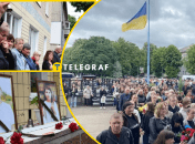 Випускна стрічка на катафалку та найостанніший дзвоник: на Житомирщині попрощалися з дітьми, вбитими Росією (відео)