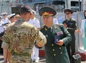 Полторак наградил участников военных учений "Си Бриз-2016" 