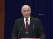 Владимир Путин на пресс-конференции в Бишкеке поздно вечером 1 сентября