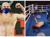 Казахстанский гигант отправил российского "Дарта Вейдера" в тяжелый нокаут с конвульсиями (видео)