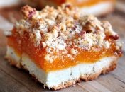 Рецепт дня: квадратики из песочного теста с абрикосовым джемом