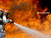 Пожар в Одесской области