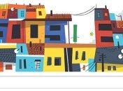 Заставка от Google на 18-е июня в стиле ЧМ-2014 в Бразилии