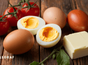 Простая закуска из вареных яиц