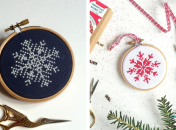 Новогодняя вышивка: простые схемы для детей к Новому году 2020