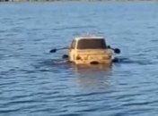 "Учения морской пехоты днр?": в сети смеются над плавающим в пруду Донецка ВАЗом (видео)