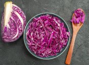 Вкусный салат из фиолетовой капусты