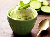 Дивовижний десерт — морозиво з огірків та м’яти