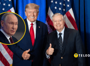 Володимир Путін, Дональд Трамп та Ліндсі Грем