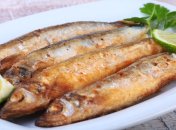 Жареная мойва