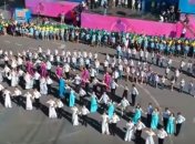 В Киеве дети установили танцевальный рекорд (Видео)