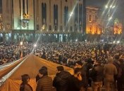"Один против всех": протестующие в Грузии заблокировали здание парламента 