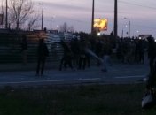 В Киеве протест против застройки перерос в потасовку