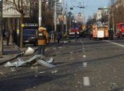 Киев после обстрела 29 декабря 2023 года