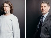 Мужчины до и после того, как они надели костюм (Фото) 