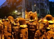 В Берлине во время демонстрации пострадали 123 полицейских