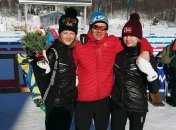 Сергій Долідович з дочками Ольгою та Дар’єю