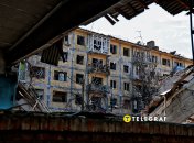 Місто на Донеччині після руйнівного удару