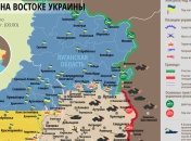 Карта АТО на востоке Украины (19 августа)