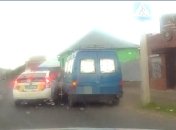 В закарпатском Мукачево пьяный водитель пытался сбежать от полиции 