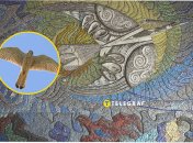 Легендарне панно цього птаха росіяни пошкодили у Маріуполі