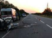 В Запорожской области произошло ДТП с множеством пострадавших