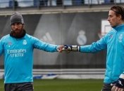 Лунин забил "сухой лист" в Реале (видео)