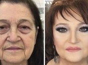 Азербайджанский визажист с помощью макияжа делает женщин моложе на десятки лет (Фото)