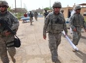 В "зеленой зоне" Багдада разорвалось три снаряда