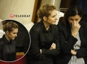 Политик отказалась от ранее любимых ярких образов, надев черное