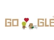 Google поздравил всех влюбленных с Днем святого Валентина